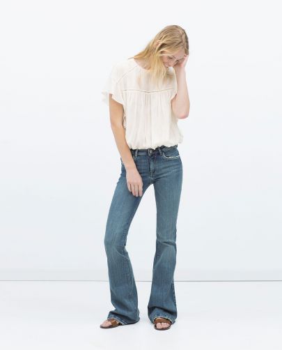Flared jeans